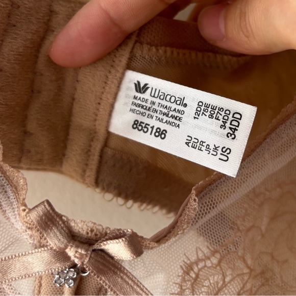 Wacoal Retro Chic Full-Figure Underwire Bra Sz 34DD NWT - Picture 6 of 7